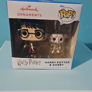 Hallmark Harry Potter & Dobby Ornaments - Red and White